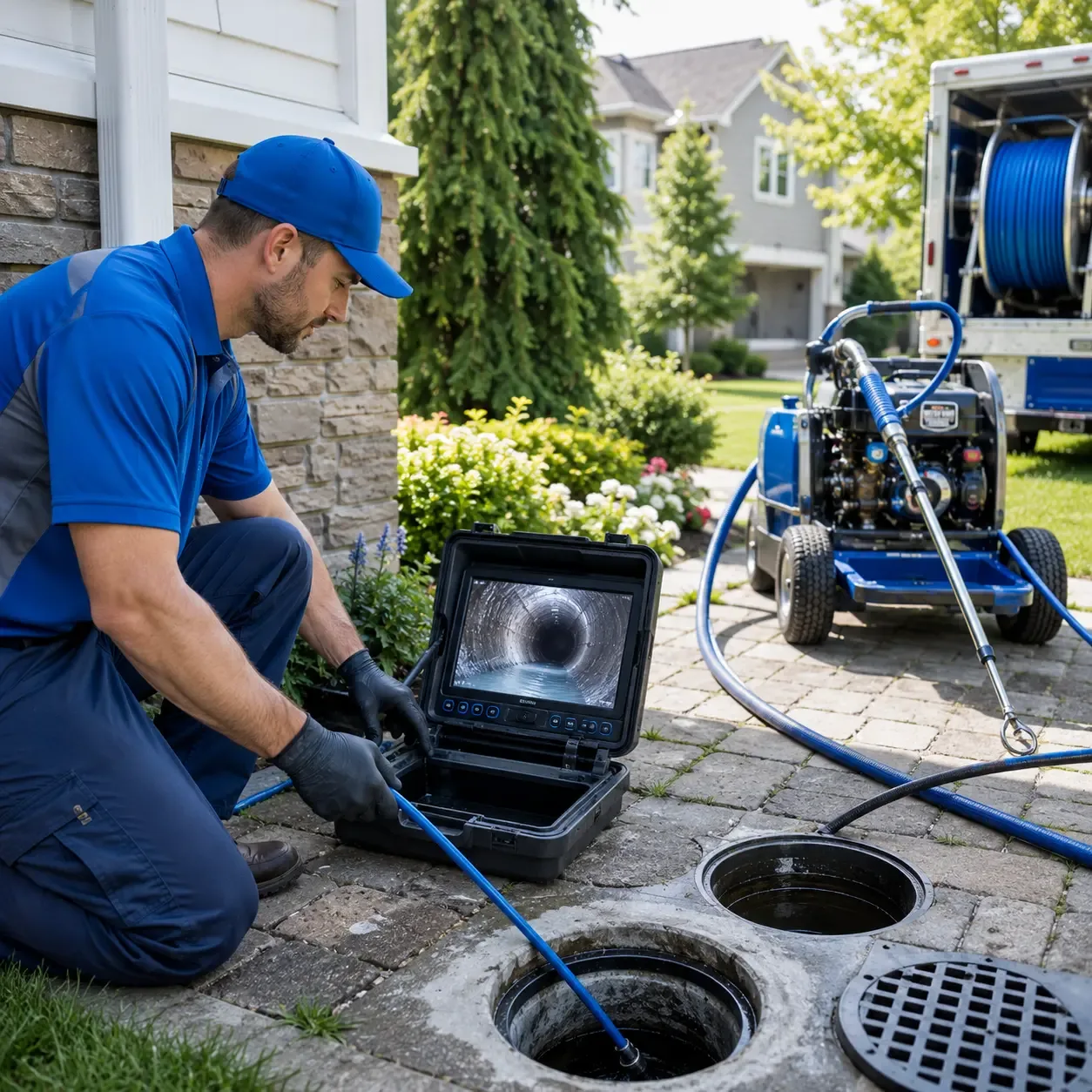Outdoor drain cleaning professionals serving Pinconning, MI